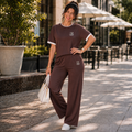 Cocoa Teddy Two-Piece Lounge Set