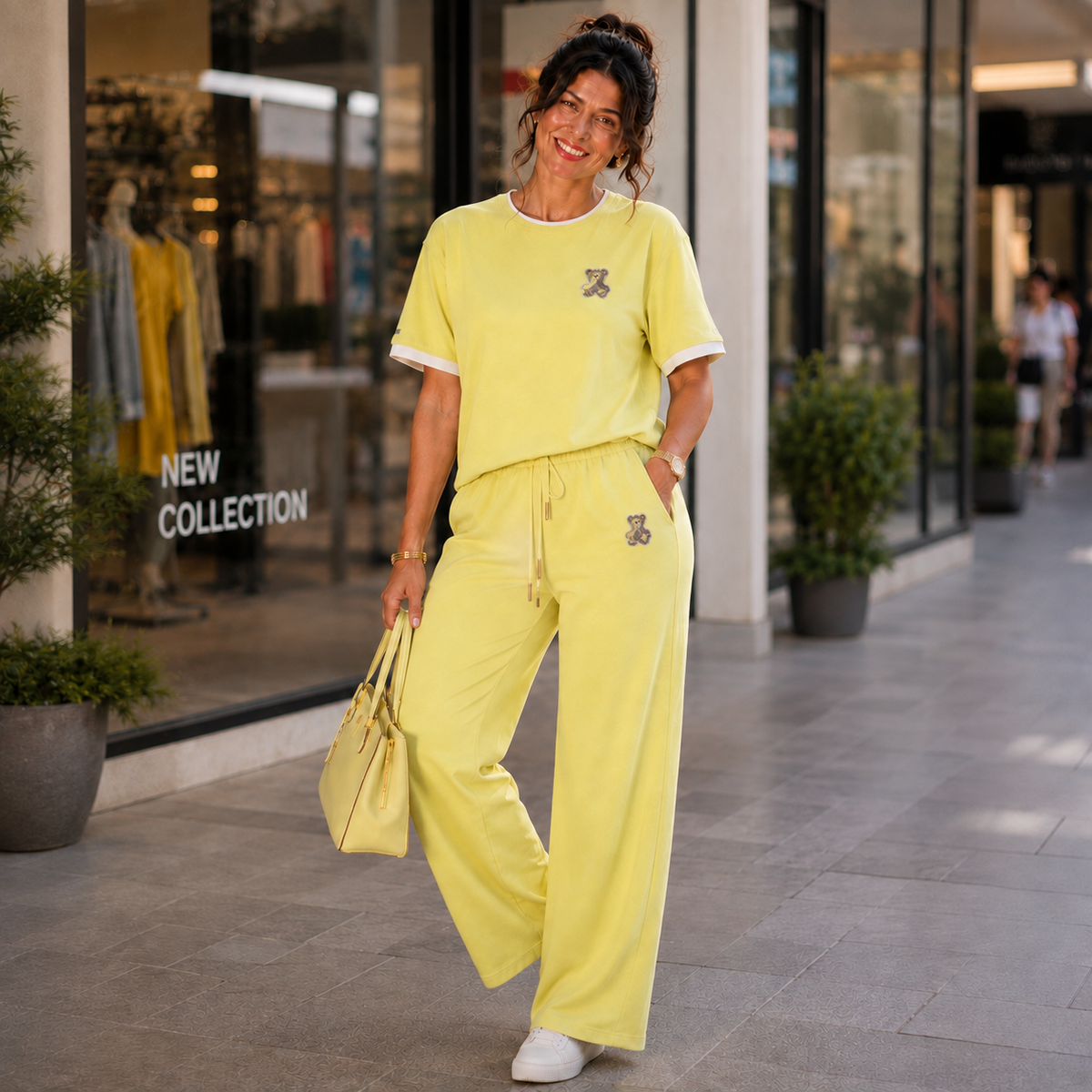 Sunshine Teddy Two-Piece Lounge Set