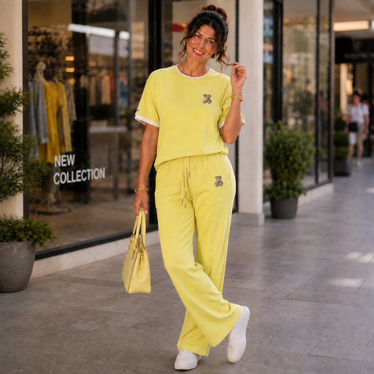 Sunshine Teddy Two-Piece Lounge Set