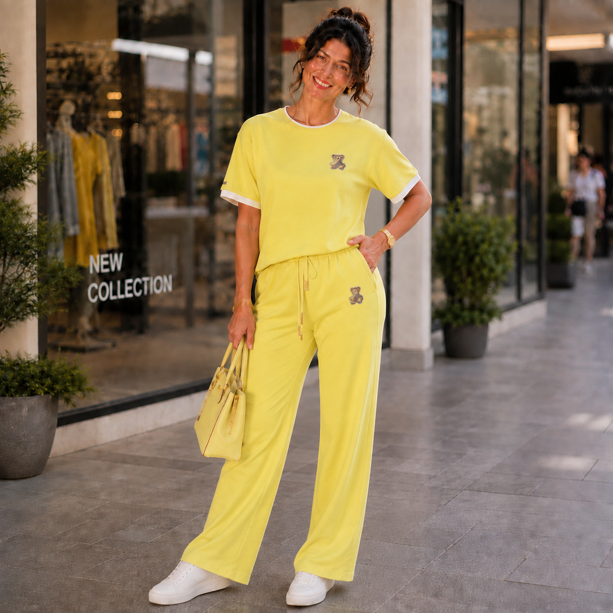 Sunshine Teddy Two-Piece Lounge Set